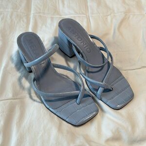 Light blue heels